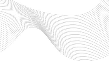 Soyut dalgalı çizgi arkaplanı, dalgalı desen, şık çizgi sanatı ve web arkaplan tasarımı