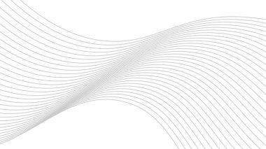 Soyut dalgalı çizgi arkaplanı, dalgalı desen, şık çizgi sanatı ve web arkaplan tasarımı