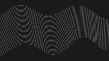 Soyut dalgalı çizgi arkaplanı, dalgalı desen, şık çizgi sanatı ve web arkaplan tasarımı
