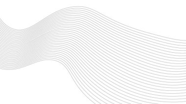 Soyut dalgalı çizgi arkaplanı, dalgalı desen, şık çizgi sanatı ve web arkaplan tasarımı