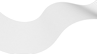 Soyut dalgalı arka plan dinamik ses dalgalı desen biçimsel çizgi çizimi tasarımı