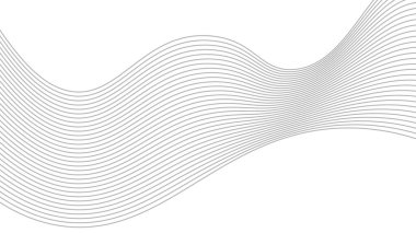 Soyut dalgalı arka plan dinamik ses dalgalı desen biçimsel çizgi çizimi tasarımı