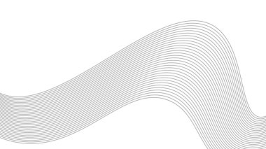 Soyut dalgalı arka plan dinamik ses dalgalı desen biçimsel çizgi çizimi tasarımı