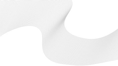 Soyut dalgalı çizgi arkaplanı, dalgalı desen, şık çizgi sanatı ve web arkaplan tasarımı