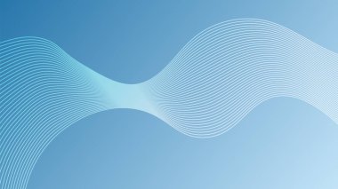 Soyut dalgalı çizgi arkaplanı, dalgalı desen, şık çizgi sanatı ve web arkaplan tasarımı