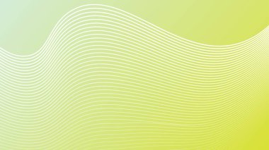 Beyaz arkaplanda soyut dalgalı çizgi ve şık çizgi sanatı