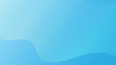 Beyaz arkaplanda soyut dalgalı çizgi ve şık çizgi sanatı