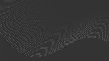 Akan Siyah Çizgilerle Geometrik Dalga Deseni