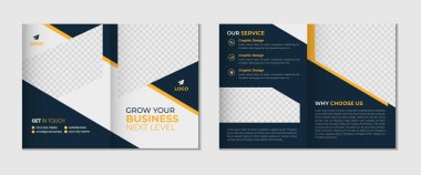 Profesyonel Kurumsal Bifold Broşür Şablonu Tasarımı