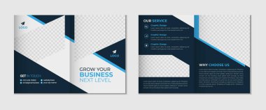 Profesyonel Kurumsal Bifold Broşür Şablonu Tasarımı