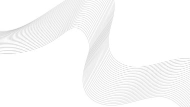 Soyut dalgalı çizgi arkaplanı, dalgalı desen, şık çizgi sanatı ve web arkaplan tasarımı