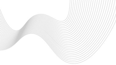 Soyut dalgalı çizgi arkaplanı, dalgalı desen, şık çizgi sanatı ve web arkaplan tasarımı