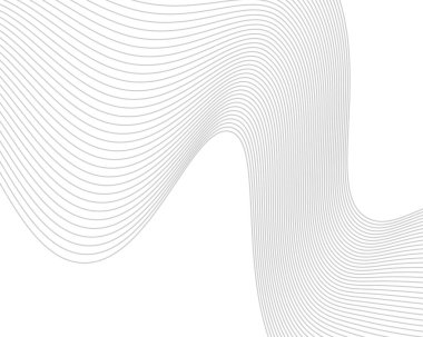 Soyut dalgalı çizgi arkaplanı, dalgalı desen, şık çizgi sanatı ve web arkaplan tasarımı