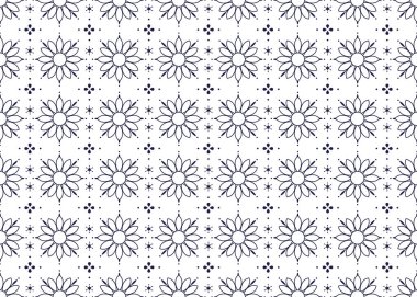 Beyaz arka planda koyu mavi bir sembol, etnik kumaş dikişsiz desen, kumaş, halı, batik, duvar kağıdı, vb..