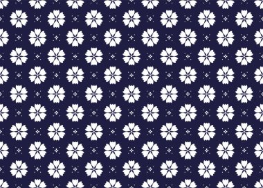 Etnik kumaşsız desen, mavi ve beyaz tarz, kumaş, halı, batik, duvar kağıdı, ambalaj vs..