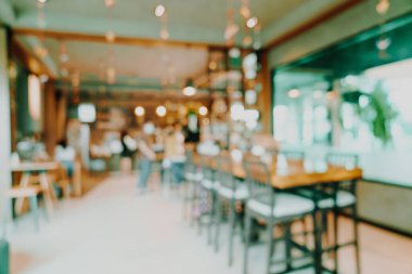 soyut bulanık kafeterya ve restoran arka plan ve duvar kağıdı için