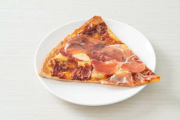 Pizza Prosciutto Parma Ham Pizza Italian Food Style — Stock Photo, Image