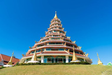 Güzel mimari Wat Huay Pla Kang Chiang Rai, Tayland