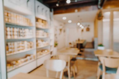 soyut bulanık kafeterya ve restoran arka plan ve duvar kağıdı için