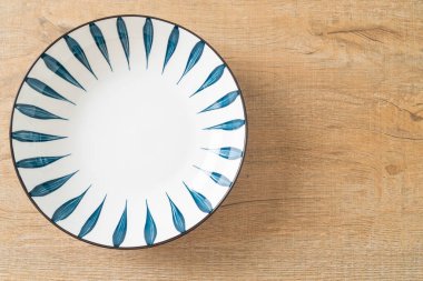 boş güzel ve eski seramik plaka kopya alanı ile
