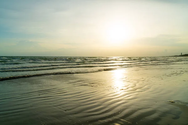 Beautiful Sea Beach Sunset Sunrise Time — Foto de Stock