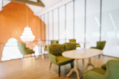 Arka plan için soyut bulanık kahve dükkanı ve restoran