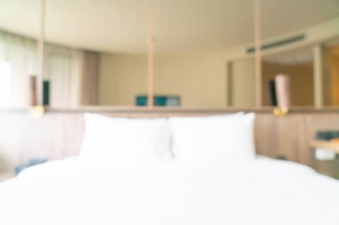 Arkaplan için soyut bulanık lüks yatak odası iç mimarisi