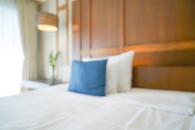 abstract blur luxury bedroom for background