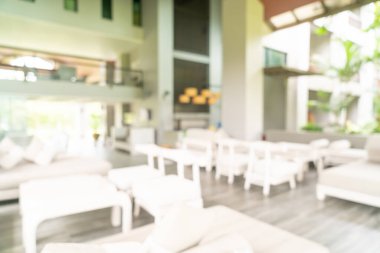 Özgeçmiş için soyut bulanık lüks otel lobisi