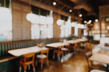 soyut bulanık kahve dükkanı ve arka plan için restoran - vintage efekt filtresi