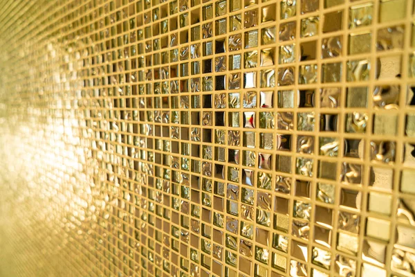 beautiful golden mosaic tile for wallpaper and background