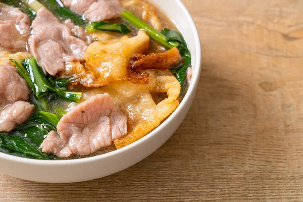 Stock image Noodles with Pork in Gravy Sauce - Asian food style