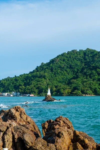 stock image Chedi Klang Nam unseen and landmark at Ban Hua Laem, Chanthaburi in Thailand