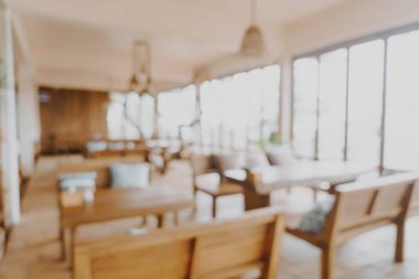 Soyut bulanık otel lobisi ve arka plan için restoran