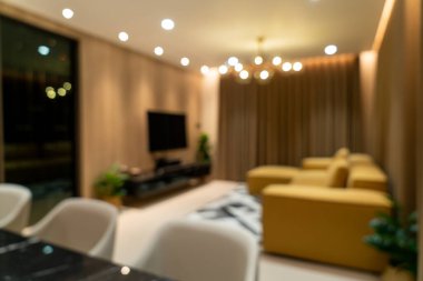 soyut bulanık modern ve lüks arka plan oturma odası