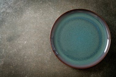 boş güzel ve eski seramik plaka kopya alanı ile