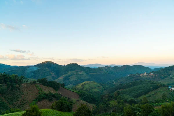 Bella Collina Montagna Con Cielo Blu Chiang Rai Thailandia — Foto Stock