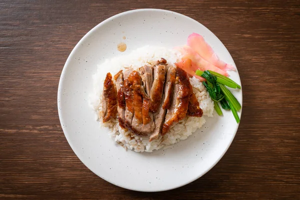 烤鸭烤米饭 — 图库照片
