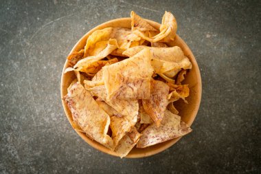 Çıtır Tatlı Taro cipsi - Sağlıklı atıştırmalık