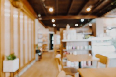 soyut bulanık kafeterya ve restoran arka plan ve duvar kağıdı için