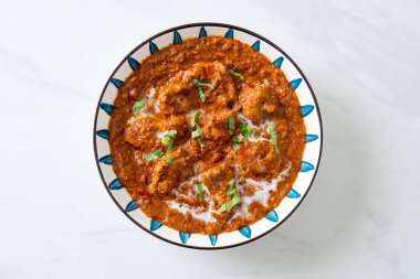 chicken tikka masala spicy curry meat food - Indian food style