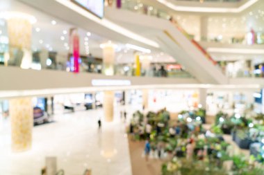 Soyut bulanık lüks alışveriş merkezi ve arka plan için perakende mağazası