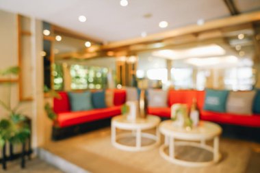 Özgeçmiş için soyut bulanık lüks otel lobisi