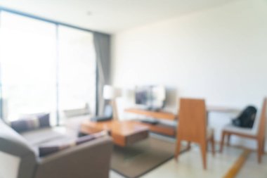 soyut bulanık ve arka plan için odaklı olmayan oturma odası