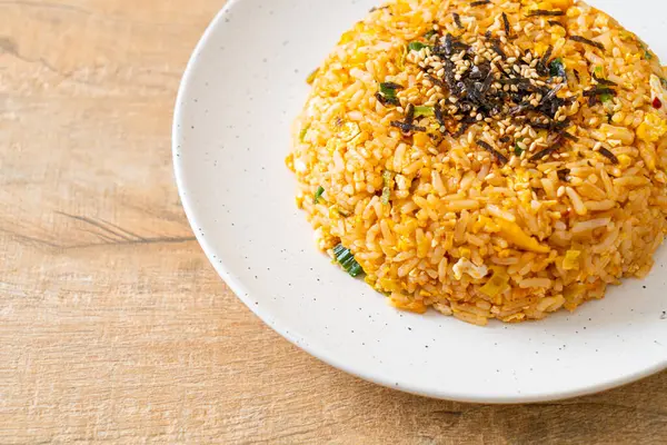fried rice with egg in Korean style - Asian food style