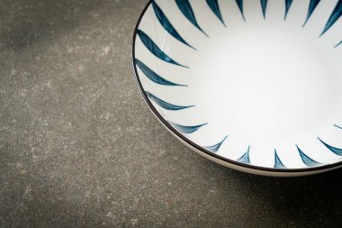 boş güzel ve eski seramik plaka kopya alanı ile