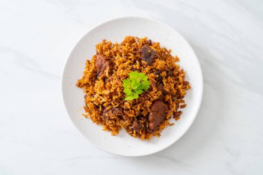 Nasi goreng - Endonezya usulü kızarmış pilav - Asya usulü