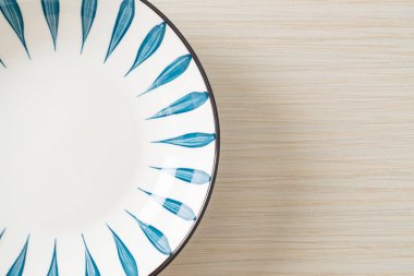 boş güzel ve eski seramik plaka kopya alanı ile