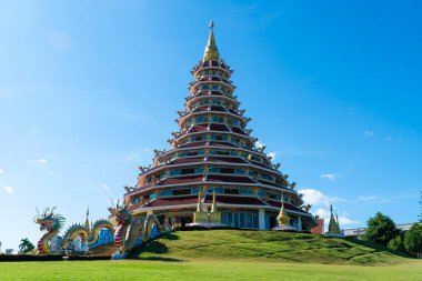 Güzel mimari Wat Huay Pla Kang Chiang Rai, Tayland