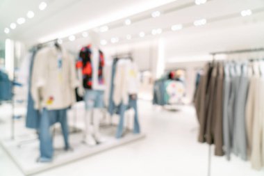 Soyut bulanık lüks alışveriş merkezi ve arka plan için perakende mağazası